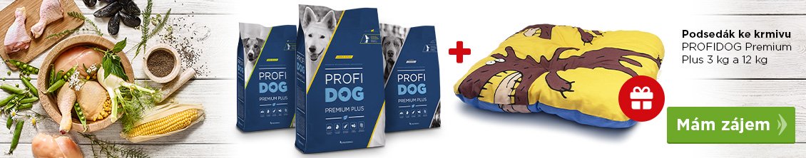 PROFIDOG Premium Plus (balení 3 a 12 kg) + podsedák jako dárek!