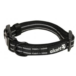 Alcott reflexní obojek pro psy černý, velikost M