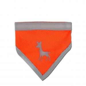 Alcott reflexní šátek pro psy oranžový, velikost L