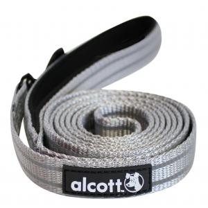 Alcott reflexní vodítko pro psy šedé, velikost L