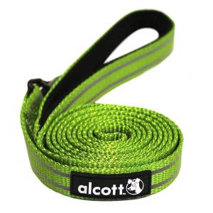 Alcott reflexní vodítko pro psy zelené, velikost M