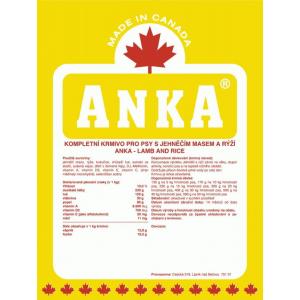 Anka Lamb And Rice 18 kg