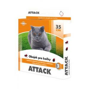 Antiparazitární obojek Attack 35cm kočka