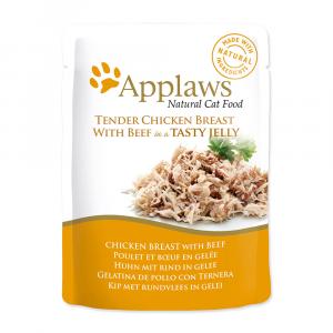 Applaws kapsička Cat JELLY kuřecí prsa a hovězí v želé 70 g