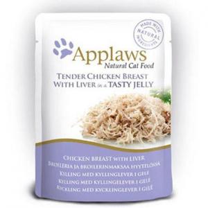 Applaws kapsička Cat JELLY kuřecí prsa a kuřecí játra v aspiku 70 g