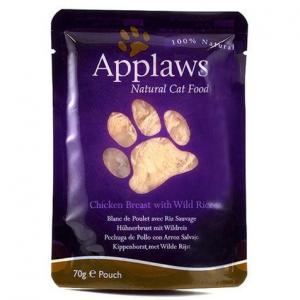 Applaws kapsička Cat kuřecí prsa a divoká rýže 70 g