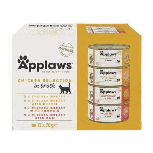 Applaws konzerva Cat Multipack Kuřecí 12x70g