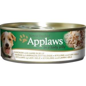 Applaws konzerva Dog JELLY kuře s jehněčím masem v želé 156g