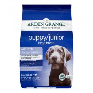Arden Grange Puppy/Junior Large Breed with fresh Chicken & Rice 6 kg