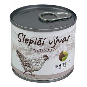 Bohemia Pet Food Slepičí vývar s kousky masa 140 ml