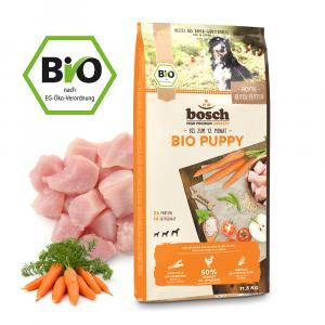 Bosch BIO Puppy Chicken + Carrot 11,5 kg + „Sammy’s 25g ZDARMA“