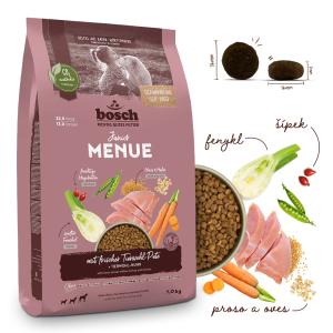 Bosch HPC MENUE Junior with animal welfare turkey + oats & millet 1 kg
