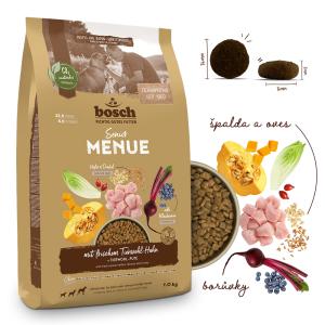 Bosch HPC MENUE Senior with animal welfare chicken + spelt & oats 1 kg