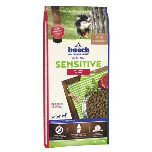 Bosch Sensitive Lamb & Rice 15 kg + „Sammy’s 25g ZDARMA“