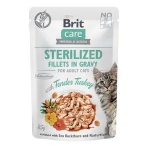 Brit Care Cat Fillets in Gravy Steril. Tend. Turkey 85g
