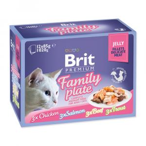 Brit Premium Cat Pouch Family Plate Jelly 1020g