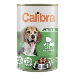 Calibra Dog konz. Lamb, beef & chick. in jelly 1240g NEW