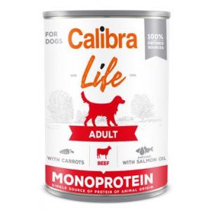 Calibra Dog Life  konz. Adult Beef with carrots 400g