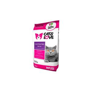 Cat’s love Castrated 1,5 kg (EXPIRACE 03/2024)