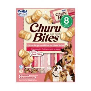 Churu Dog Bites Chicken wraps Chicken+Salmon 8x12g