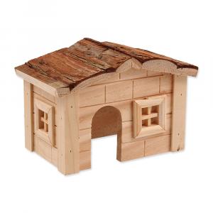 Domek SMALL ANIMAL dřevěný jednopatrový 20,5x14,5x12cm