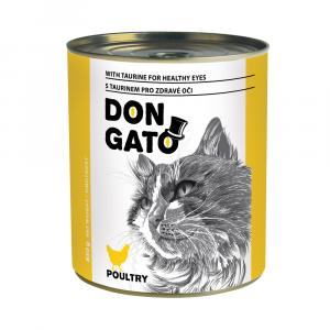 DON GATO Konzerva kočka drůbeží 850 g