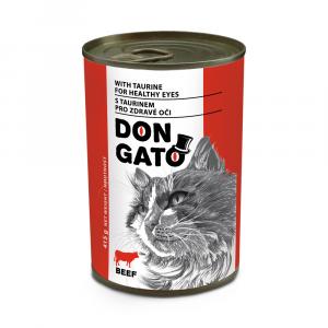 DON GATO Konzerva kočka hovězí 415 g