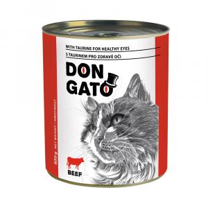 DON GATO Konzerva kočka hovězí 850 g