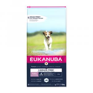 Eukanuba Puppy & Junior Small & Medium Grain Free Ocean Fish 12 kg