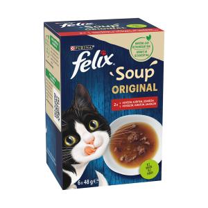 Felix Soup polévky s hovězím, kuřetem a jehněčím 6 x 48 g