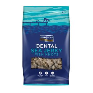 FISH4DOGS Dentální pamlsky pro psy mořská ryba uzlíky 500 g