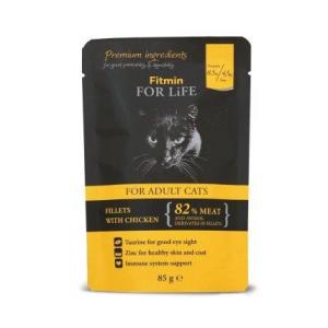 Fitmin For Life cat pouch adult chicken 85g