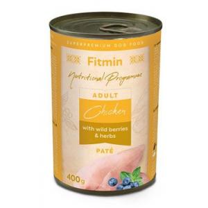 Fitmin Program Konzerva kuřecí s bylinkami a lesními plody pro psy 400 g