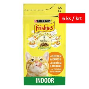 Friskies Indoor Cats kuře se zeleninou 1,5 kg