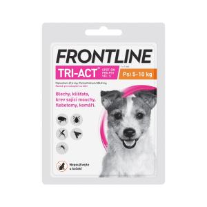 Frontline Tri-Act pro psy Spot-on S (5-10 kg) 1 pip (EXPIRACE 08/2023)