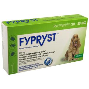 Fypryst Spot-on Dog M sol 1x1,34ml (10-20kg) (EXPIRACE 11/2023)