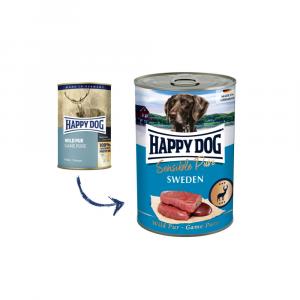 Happy Dog Wild Pur Sweden - zvěřinová 400 g