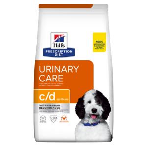 Hill’s Prescription Diet Canine c/d Multicare 12 kg + „HypoAllergenic Treats 220 g 2x ZDARMA“