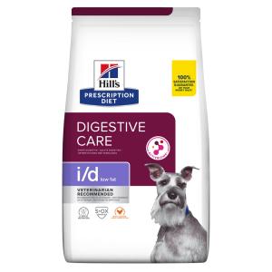 Hill’s Prescription Diet Canine i/d Low Fat 12 kg + „HypoAllergenic Treats 220 g 2x ZDARMA“