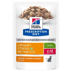 Hill’s Prescription Diet Feline c/d Urinary Stress + Metabolic 12 x 85 g