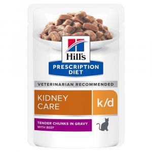 Hill’s Prescription Diet Feline k/d hovězí 12 x 85 g