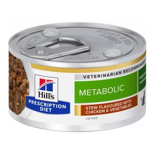 Hill’s Prescription Diet Feline Stew Metabolic s kuřetem a zeleninou 82 g