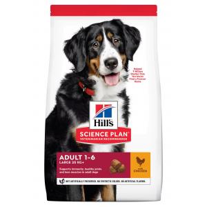 Hill’s Science Plan Canine Adult Large Breed Chicken 18 kg + „HypoAllergenic Treats 220 g 2x ZDARMA“