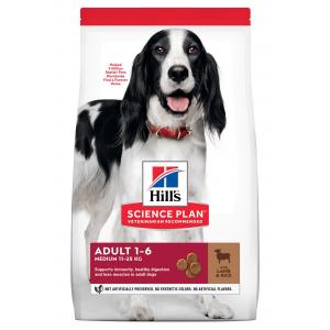 Hill’s Science Plan Canine Adult Medium Lamb & Rice 18 kg + „HypoAllergenic Treats 220 g 2x ZDARMA“
