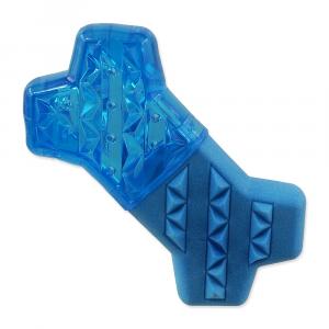 Hračka DOG FANTASY Kosť chladiaca modrá 13,5x7,4x3,8cm