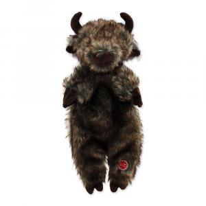 Hračka DOG FANTASY Skinneeez bizon plyšový 34 cm