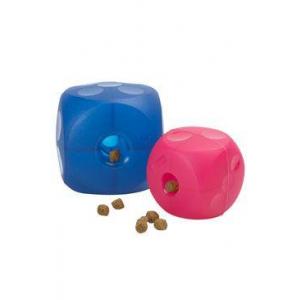 Hračka pes BUSTER Soft Mini Cube modrá 10cm