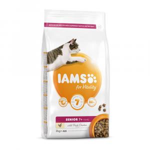 IAMS for Vitality Senior Cat Food with Fresh Chicken 2 kg