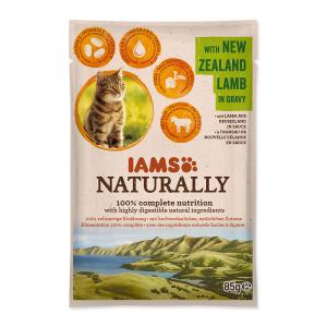 Kapsička IAMS Cat Naturally with New Zealand Lamb in Gravy 85g
