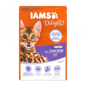 Kapsička IAMS kitten delights chicken in gravy 85g